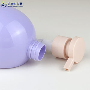 Botella de Plástico PET <span class=keywords><strong>Violeta</strong></span> de 250 ml Personalizada para Desinfectante de Manos, Loción Corporal, Gel de Ducha, Mascarilla Facial, Pestañas Postizas, Envase con Bomba de Presión - Product Image 4