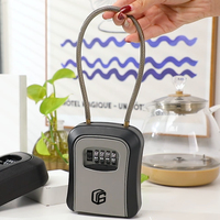 Lock-boîte à clés d'intérieur et d'extérieur, nouveau casier à clés Portable, combinaison de sécurité étanche et avec espace de rangement