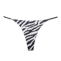 FF1671 Lingerie Léopard Sexy Extensible Femme Thong et String Sans Couture Sous-vêtements Bikini Tangas Taille Basse Sexys pour Femme