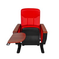 Chaise de théâtre pliable moderne à prix abordable avec porte-gobelet et tablette intégrée pour auditorium et église - Modèle YA-L04