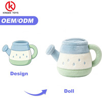 Tas Boneka Bentuk Gunung Berapi, Tas Plushie Personalisasi untuk Gantungan Ransel, Kain Lembut Bersertifikat CE, 12cm, 100 Pcs MOQ, Pesanan Khusus