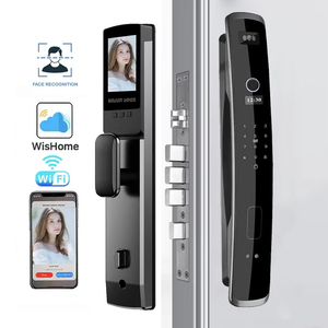 Wishome Wifi App 3D mặt recognit khóa cửa thông minh đầy đủ tự động Kỹ Thuật Số vân tay khóa cửa với máy ảnh và chuông cửa - Product Image 1