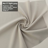 Tissu brocart Fanba 100 % coton peigné, 40 fils, couleur unie, pour vêtements de bébé, t-shirts et sous-vêtements, usage courant