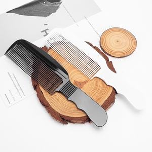 Fournitures de salon de coiffure peigne <span class=keywords><strong>en</strong></span> plastique antistatique Barbar style démêlant peigne coupe de cheveux <span class=keywords><strong>voyage</strong></span> peignes à cheveux pour hommes femmes - Product Image 6