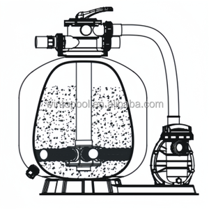 Sistema di Filtrazione a Sabbia per <span class=keywords><strong>Piscina</strong></span> Resistente ai Raggi UV, Montaggio Superiore/Laterale, Valvola a 6 Vie per Piscine Esterne B&B - Product Image 6