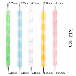 OEM 19 Cái Mandala Chấm Công Cụ Vẽ Mẫu Thiết Lập Stencil Bóng Stylus Sơn Khay Cho Gốm Đất Sét <span class=keywords><strong>Craft</strong></span> Stamp Nail <span class=keywords><strong>Art</strong></span> Công Cụ - Product Image 4