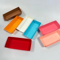 Boîte à gâteau carrée blanche personnalisée en carton recyclable de 6 pouces, résistante à la graisse
