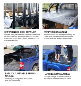 Benext ฝาปิดลูกกลิ้งอลูมิเนียมพับเก็บได้4x4<span class=keywords><strong>ส</strong></span>ำหรับ Ford Ranger F150 MAZDA <span class=keywords><strong>BT50</strong></span> Mitsubishi Triton Tacoma - Product Image 5