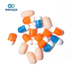 Wecaps Pharmaceutical Safety Empty Capsule Gmp Certified High Quality 00#B Gelatin Capsules