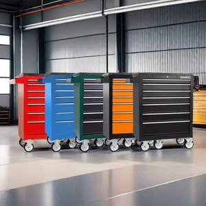 Armoire à outils en acier robuste à 7 tiroirs sur roulettes pour atelier et garage, personnalisable, OEM, armoires à outils pour réparation automobile - Product Image 4