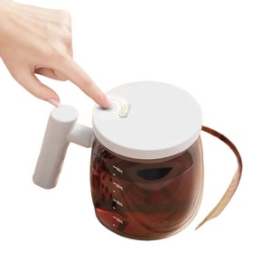 Nouvelle tasse à agitation automatique en verre rechargeable, grande capacité, design minimaliste portable - Product Image 5