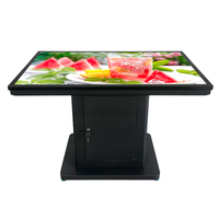 Table interactive LCD intelligente numérique HD d'intérieur, étanche, avec écran tactile capacitif 10 points, résolution 4K, système d'exploitation Android