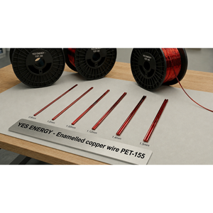 Fil de cuivre émaillé, fil d'enroulement magnétique, cuivre isolé à haute conductivité pour moteurs, transformateurs, générateurs et bobines - Product Image 3