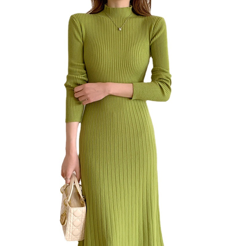 chocolate knitted dress Antonie Knit Maxi Dress