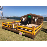 Bull Ride Machine Gonflable Mécanique Haute Qualité Taureau Gonflable Riding Machine Taureau Gonflable Avec Souffleur