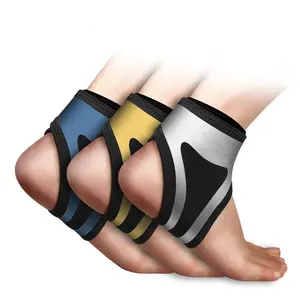 定制透气可调缓解疼痛运动可调脚踝包裹训练压缩脚踝支撑带