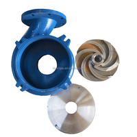 Mini pompe rotative à jet fermé flexible 300 M3 turbine de pompe refroidissement centrifuge pompe à eau turbine en caoutchouc 95x63