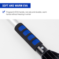 Brosse à neige extensible pour voiture avec grattoir à glace, balai multifonctionnel pour déneigement, outil portable pour véhicule hivernal – Vente chaude