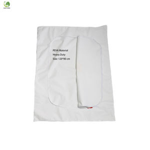 Attrezzatura per la sepoltura del bambino borsa per il corpo del cadavere del bambino con tasca identificativa con cerniera PEVA bianca per cadaveri - Product Image 1