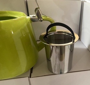 Tetera grande de porcelana apta para lavavajillas, 600ml, fácil de preparar, con infusor extraíble de acero inoxidable - Product Image 6
