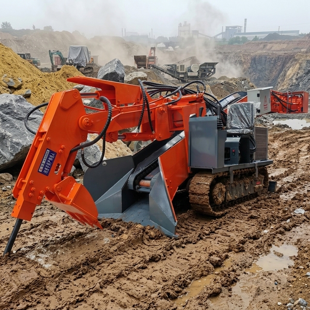 High Performance Crawler Track Power Underground Drilling Mining Mucking Loader Excavator Equipment