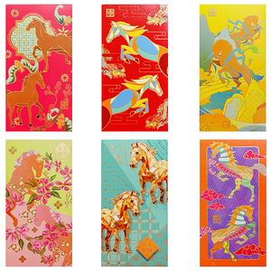 2026 ngựa năm mới Phong bì màu đỏ cao cấp tùy chỉnh logo công ty Phong bì màu đỏ sáng tạo Lễ Hội Mùa Xuân - Product Image 6