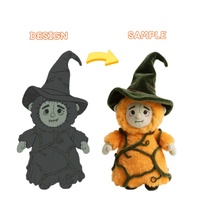 Nouveau design personnalisé de jouets de poupée en peluche vampire effrayants pour Halloween jouets en peluche effrayants poupée en peluche pour Halloween