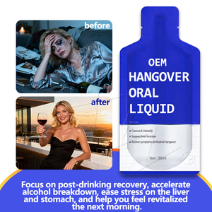 Boisson anti-alcool premium contre la gueule de bois, détoxification du foie, liquide oral, supplément d'électrolytes, idéal pour les adultes, prix de gros - Product Image 4