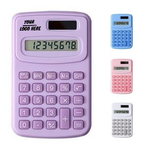 Calculatrice scientifique miniature personnalisée avec logo, affichage 8 chiffres, portable, mignonne, pour étudiants, en caoutchouc, cadeau promotionnel - Product Image 6