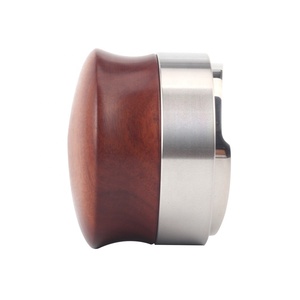 Mango de madera de nogal Profundidad ajustable Espresso Tamper Nivelador - Product Image 6