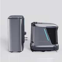 Robot Comercial de Limpieza y Barrido con Detección de Objetos por IA, Elevación Automática PLC, Lavado de Suelos, Control por APP y Motor de Succión de 20000 Pa