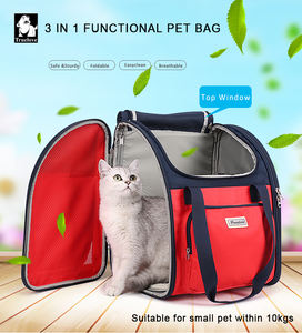 Truelove Minimalist tasarımcı sırt çantası lüks taşınabilir katlanabilir kedi köpek fermuar kapatma ile evcil hayvan çantası taşıyıcı naylon küçük hayvanlar - Product Image 3