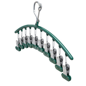 Sock Drying Rack With <b>Clips</b> Gullwing Shape Rust Resistant <b>Hook</b> Type For Home Dorm College Use - Product Image 5