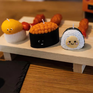Bougie parfumée décorative artisanale de la série Sushi, jouet artistique créatif Kawaii, décoration d'intérieur, cadeau, aromathérapie - Product Image 2