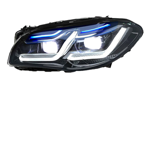 Faros Delanteros LED de Esquina con Ojo de Ángel, Xenón HID Modificado, para <span class=keywords><strong>BMW</strong></span> Serie 5 F10 <span class=keywords><strong>F11</strong></span> F18 M5 <span class=keywords><strong>520i</strong></span> 525i 528i 535i 550i 2011-2017, Nuevos, 6000K, 12V - Product Image 2