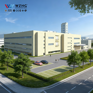 Almacén de Estructura de Acero Transparente de Múltiples Pisos, Centro Logístico Profesional, Diseño Industrial para el Sudeste Asiático - Product Image 1