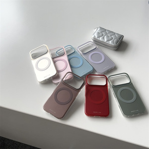 เคสโทรศัพท์แม่เหล็กแบบด้าน สำหรับ iPhone 17 Pro Max 16 15 14 รุ่นพรีเมียม ดีไซน์มินิมอล สำหรับผู้หญิง - Product Image 4