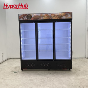 Réfrigérateur commercial à température unique pour boissons, vitrine réfrigérée à porte vitrée simple pour jus, sodas et lait - Product Image 6