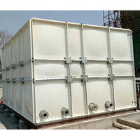Réservoir à eau potable rectangulaire en PRV de qualité supérieure avec cuve sous pression pour la récupération et le stockage d'eau de pluie à usage domestique, garantie 1 an