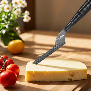 Jinqin فولاذ مقاوم للصدأ محمول باليد أسود ناعم لموديل الجبن المتحمسين والأصدقاء - Product Image 6