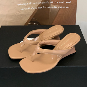 Escarpins Femme, Sandales Tongs, Chaussures à Talons Bas Compensés pour Femme, Chaussures de Mode - Product Image 5