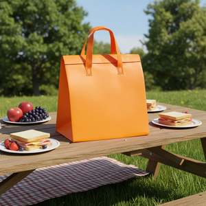 Bolsa Térmica Aislante de Papel de Aluminio No Tejido para Reparto de Postres, Pasteles y Leche, Mantiene los Alimentos Frescos y Calientes, Bolsas para Llevar Comida - Product Image 1