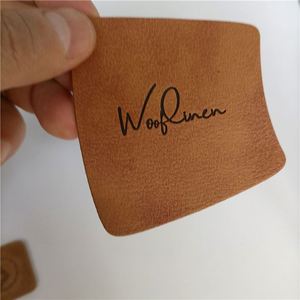 Étiquette personnalisée en similicuir PU, patch adhésif en similicuir, patch en cuir vierge thermocollant pour sublimation pour chapeaux et casquettes - Product Image 3