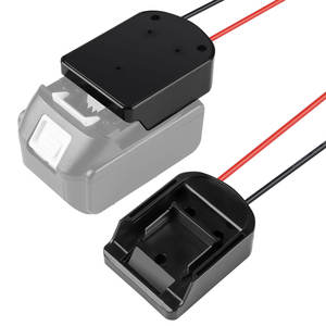 Adaptador de batería para <span class=keywords><strong>herramienta</strong></span> eléctrica de 18V, montaje de fuente de alimentación con cables, conector convertidor de batería, adaptador de corriente DIY - Product Image 2