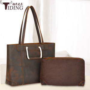 Bolso de Hombro de Primera Calidad Estilo Retro Europeo Americano Chao Niu, Bolso Tote de Moda para Madre e Hija, Bolso Grande para Mujer - Product Image 2