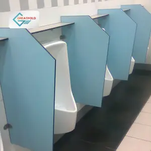 Öffentlichen hpl phenolischen urinal bildschirm partition Hpl kabine wc WC urinal bildschirm Urinal Teiler partitionen bord