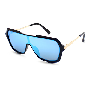 ผู้ผลิตแว่นกันแดดโลหะดีไซน์ใหม่สำหรับกิจกรรมกลางแจ้ง  แบบโอเวอร์ไซส์  โลโก้สั่งทำได้  สำหรับผู้หญิงและผู้ชาย  พร้อมป้องกันรังสียูวี 400 - Product Image 3