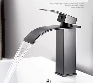 Grifo de <span class=keywords><strong>cascada</strong></span> para lavabo de pared, grifo de agua fría y caliente, grifo de bañera, grifo de ducha - Product Image 3