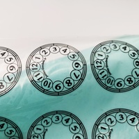 Autocollant métallique adhésif de luxe personnalisé en or pour cadrans de montres, logo 3D, décalcomanies imperméables, autocollant en relief doré