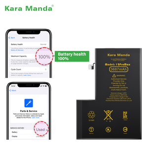 Kara Manda OEM Nouveau 0 Cycle Diagnostic Show 100% <span class=keywords><strong>Batterie</strong></span> de téléphone de santé pour <span class=keywords><strong>batterie</strong></span> <span class=keywords><strong>iPhone</strong></span> sans soudure pour <span class=keywords><strong>batterie</strong></span> <span class=keywords><strong>iPhone</strong></span> <span class=keywords><strong>12</strong></span> Pro Max - Product Image 1